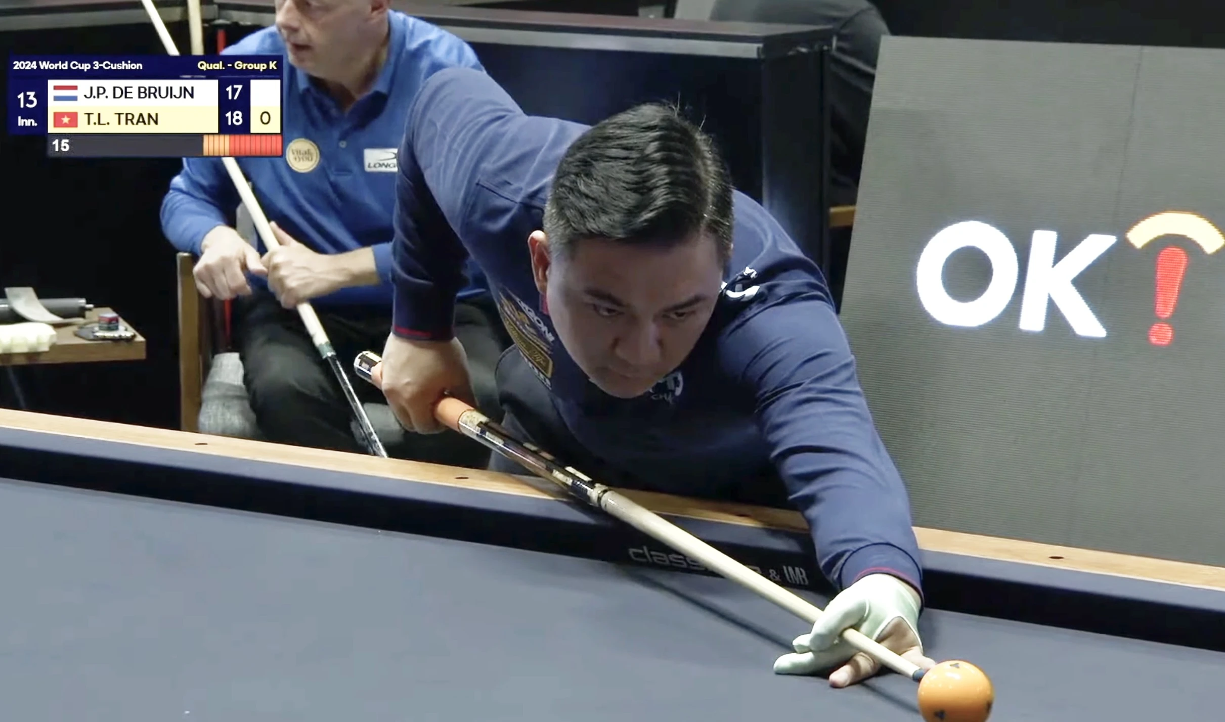 World Cup billiards: Hai cơ thủ Việt Nam vào VCK nghẹt thở, đoàn tụ Trần Quyết Chiến