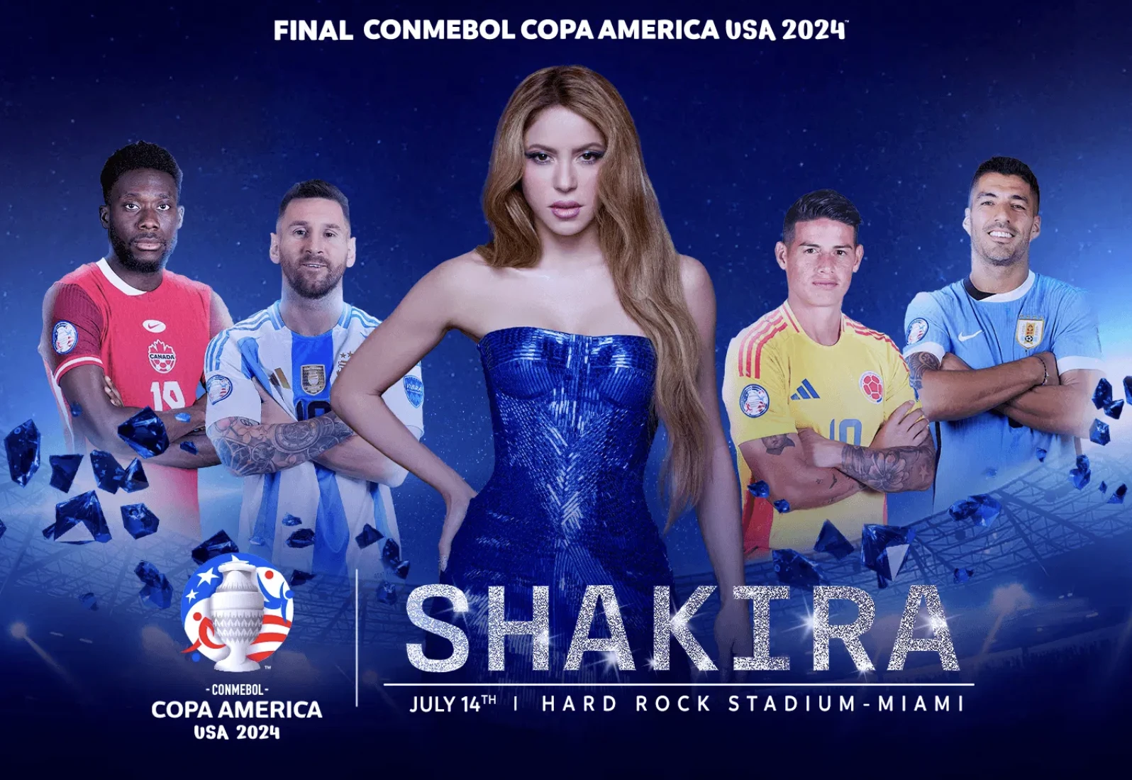 Shakira biểu diễn ở chung kết Copa America, Colombia gặp Messi và đội tuyển Argentina?