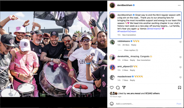 David Beckham lên tiếng về MLS Cup, tương lai của Messi tại Inter Miami được làm rõ David Beckham lên tiếng về MLS Cup, tương lai của Messi tại Inter Miami được làm rõ