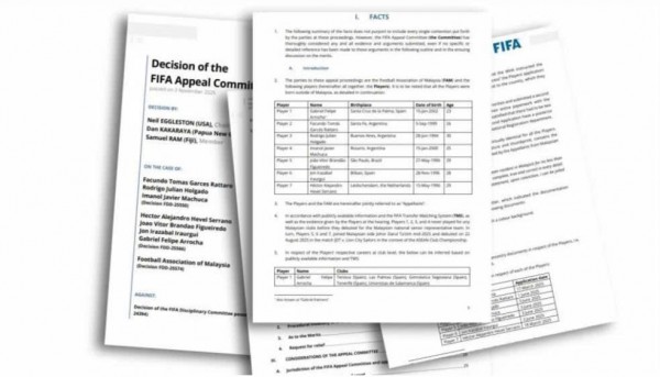 Nóng: FIFA đã hồi đáp FAM vụ nhập tịch lậu, AFC sẽ xử đội tuyển Việt Nam thắng Malaysia Nóng: FIFA đã hồi đáp FAM vụ nhập tịch lậu, AFC sẽ xử đội tuyển Việt Nam thắng Malaysia