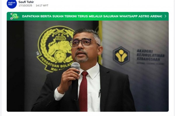 Tổng thư ký FAM mất việc oan hay bóng đá Malaysia đang diễn kịch trong run rẩy?