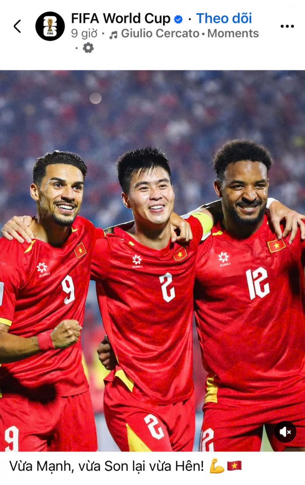 FIFA dí dỏm nhắc tên Hên Son Mạnh, AFC khen ngợi đội tuyển Việt Nam thắng hoàn hảo Malaysia