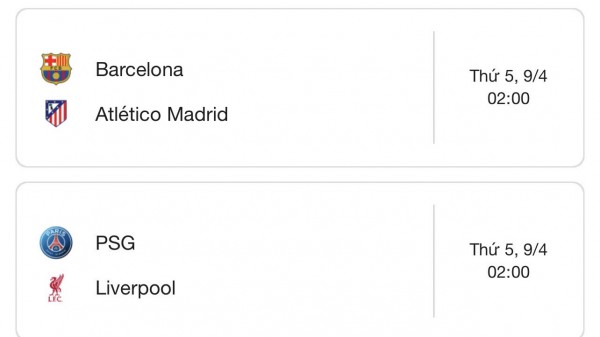 Lịch thi đấu Liverpool - PSG mới nhất: Lùi để tiến, hay sẽ... lùi tiếp? Lịch thi đấu Liverpool - PSG mới nhất: Lùi để tiến, hay sẽ... lùi tiếp?